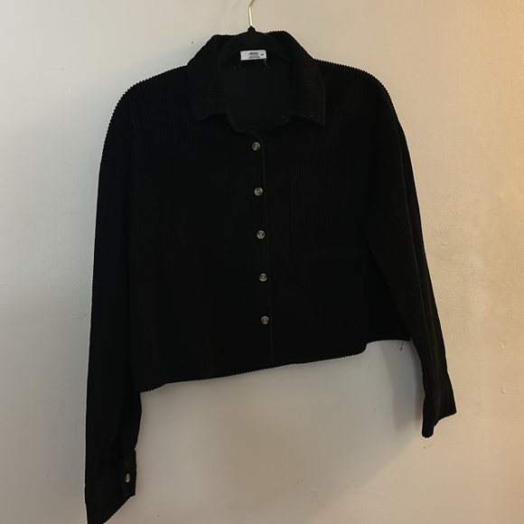 NWOT ARDENE CORDUROY CROP JACKET - Picture 4 of 15